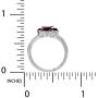 Disney Minnie Mouse Girls Jewelry, Silver Plated Crystal Head Ring, Size 4