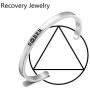 FOTAP AA Bracelet Sobriety Jewelry SBER Bracelet NA Bracelet 12 Step Sober Birthday Gift Recovery Jewelry Sponsor Gift