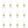 ACC PLANET Constellation Necklace Pendant 14K Gold-Plated Hammered Round Disc Engraved Zodiac Sign Pendant 16.9’’ Adjustable Dainty Necklace Mothers Gifts for Her ACC PLANET Constellation Necklace Pendant 14K Gold-Plated Hammered Round Disc Engraved Zodiac Sign Pendant 16.9’’ Adjustable Dainty Necklace Mothers Gifts for Her