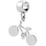 SexyMandala Travel Bike Dangle Bicycle Cycling Sports Pink Crystal Charms for Bracelet