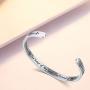 NEWNOVE Bracelets for Women Hidden Message Mantra Cuff Bangle for Friends BFF Gifts for Best Friends Women