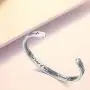 NEWNOVE Bracelets for Women Hidden Message Mantra Cuff Bangle for Friends BFF Gifts for Best Friends Women