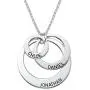 MyNameNecklace Personalized Engraved 3 Round Discs Circle Names Necklace - Mom Wife- Mother Day Jewelry Gift MyNameNecklace Personalized Engraved 3 Round Discs Circle Names Necklace - Mom Wife- Mother Day Jewelry Gift