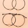 Nanafast 4-6 PCS Mother Daughter Bracelets Adjustable Heart Matching Bracelets Set Mommy and Me Bracelets Gifts for Mother’s Day Birthday Christmas