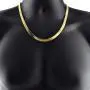 GM JEWELRY 14K Gold Plated Flat Herringbone Magic Chain Necklace 20 for Men Women Unisex Teens GM JEWELRY 14K Gold Plated Flat Herringbone Magic Chain Necklace 20 for Men Women Unisex Teens