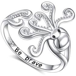 Sea Jewelry S925 Sterling Silver Octopus Ring Earrings Anklet New Pirate Octopus Tentacles Black Opening Ring Cute Sea Animal Jewelry Sets for Women