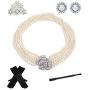 Utopiat Costume Jewelry and Accessory Set, Audrey Hepburn, Breakfast at Tiffanys (without gift box)