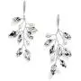 Mariell Bridal and Wedding Silver Handmade Dangle Earrings with Crystal Gems and Petite Freshwater Pearls Mariell Bridal and Wedding Silver Handmade Dangle Earrings with Crystal Gems and Petite Freshwater Pearls