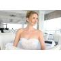 Mariell CZ and Freshwater Pearl Button Wedding Necklace and Earrings Jewelry Set for Bridesmaids & Brides