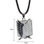 MT Life Attack On Titan Wings of Freedom Necklace Anime Shingeki No Kyojin Scout Regiment Necklace Anime Jewelry