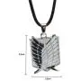 MT Life Attack On Titan Wings of Freedom Necklace Anime Shingeki No Kyojin Scout Regiment Necklace Anime Jewelry