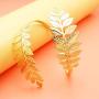 RechicGu Greek Roman Laurel Leaf Bracelet Armband Upper Arm Cuff Armlet Festival Bridal