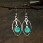 Natural Amethyst Moonstone Lapis Round Shape Gemstones 925 Silver Overlay handmade Dangle Earrings Natural Amethyst Moonstone Lapis Round Shape Gemstones 925 Silver Overlay handmade Dangle Earrings