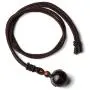 Top Plaza Natural Healing Crystal Stone Pendant Necklace Round Gemstone Beads Pendant Necklaces with Nylon Cord 26 Inch Top Plaza Natural Healing Crystal Stone Pendant Necklace Round Gemstone Beads Pendant Necklaces with Nylon Cord 26 Inch