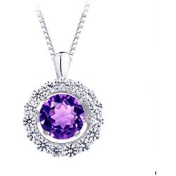SERAFINA ❤️ Dancing Gems Collection Presents | 925 Sterling Silver Earrings and Pendants With Various Dancing Gems | 18'' Sterling Silver Chain