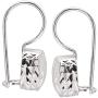 Silpada Rounded Cube Drop Earrings in Textured Sterling Silver