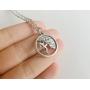 Rosa Vila Rock Climber Necklace, Round-Shaped Charm, Adventure Gifts For Women, Inspirational Jewelry, Mountain Pendant Necklace, Ideal As Rock Climber Gift, Camping Accessories For Women