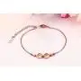VNOX IP Rose Gold Plated Stainless Steel Female Symbol Gay and Lesbian Pride Bracelet VNOX IP Rose Gold Plated Stainless Steel Female Symbol Gay and Lesbian Pride Bracelet
