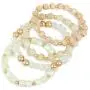 Bohemian Natural Stone Beaded Multi Layer Stacking Statement Bracelets - Sparkly Crystal, Wood, Tassel Charm Stretch Prayer Cuff Bangle Set Bohemian Natural Stone Beaded Multi Layer Stacking Statement Bracelets - Sparkly Crystal, Wood, Tassel Charm Stretch Prayer Cuff Bangle Set