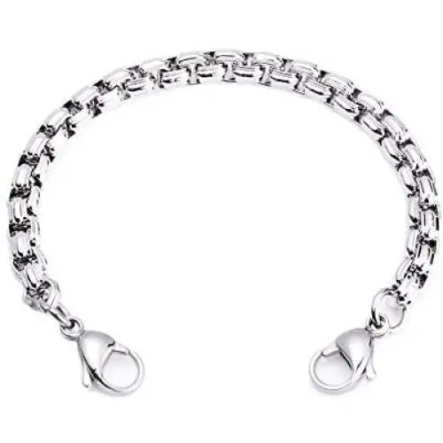 linnalove-Stainless Steel Rolo Chain lnterchangeable Medical Alert Bracelets - (Just Chain) linnalove-Stainless Steel Rolo Chain lnterchangeable Medical Alert Bracelets - (Just Chain)