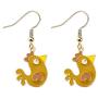 SEIRAA Chicken Earrings for Women Girls Chicken Farmer Gifts Funny Rooster Drop Earrings