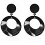 D EXCEED Womens 4 Pairs Large Dangle Drop Earrings Retro Geo Shaped Costume Hoop Dangle Earrings for Women Girls