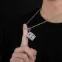 TOPGRILLZ 14K Gold Plated Iced Out CZ Simulated Diamond 3D Crap Dice Pendant Necklace for Men Fashion Jewelry (Silver Crap) TOPGRILLZ 14K Gold Plated Iced Out CZ Simulated Diamond 3D Crap Dice Pendant Necklace for Men Fashion Jewelry (Silver Crap)