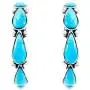 Turquoise Earrings 925 Sterling Silver & Genuine Turquoise (Select style) Turquoise Earrings 925 Sterling Silver & Genuine Turquoise (Select style)