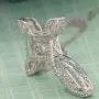0.33 Carat (ctw) Round White Diamond Ladies Looping Dancing Cross Pendant 1/3 CT, (Gold Chain Included) 0.33 Carat (ctw) Round White Diamond Ladies Looping Dancing Cross Pendant 1/3 CT, (Gold Chain Included)