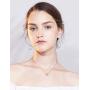 Hanpabum 9 Pairs Leaf Drop Dangle Earrings for Women Girls Double Linear Earrings Fashion Statement Earrings Set