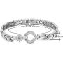 RainSo Womens Titanium Steel Health Magnetic Therapy Bracelets Pain Relief for Arthritis Adjustable