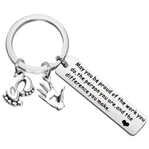 SEIRAA Midwife Gift Doula Jewelry You Make a Difference OBGYN Thank You Gift Graduation Gift Retirement Gift for Maternity Nurse Obstetrician Gynecologist