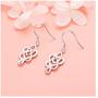 925 Sterling Silver Good Luck Irish Celtic Knot Love Knot Infinity Knot Dangle Earrings for Women Lover Daughter Mother