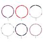 6pcs Heishi Necklace Rainbow Vinyl Disc Bead Surfer Choker Necklace Heishi Bead Stretch Necklace Summer Vacation Beach Jewelry Set for Women Girls(2)