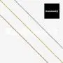 10k Yellow, White or Rose Gold 0.8 mm Thin Rope Chain Barely-there Necklace for Women 10k Yellow, White or Rose Gold 0.8 mm Thin Rope Chain Barely-there Necklace for Women
