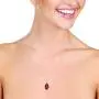 Galaxy Gold GG 14k 14k Solid Gold Pear-Shaped 1.75 ct Ruby Drop Pendant Necklace