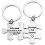 EIGSO Best Friend Keychain Winnie The Pooh Friendship Keychain We’ll be Friends Forever, Won’t we, Pooh? - Asked Piglet BBF Keychain Gifts Friendship Jewelry(KR- Friends Forever)