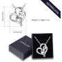 AEONSLOVE I Love You Necklace 100 Languages Projection 925 Sterling Silver Infinity Heart Pendant Love Necklaces Jewellery for Girlfriend Women Wife Girls Birthday Anniversary Romantic Gifts for Her AEONSLOVE I Love You Necklace 100 Languages Projection 925 Sterling Silver Infinity Heart Pendant Love Necklaces Jewellery for Girlfriend Women Wife Girls Birthday Anniversary Romantic Gifts for Her