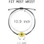 Inscape Data Handmade Sunflower Boho Bracelet Friendship Jewelry for Women Girl 2 Set