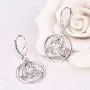 YL Celtic Knot Earrings 925 Sterling Silver Created Amethyst/Aquamarine/Ruby/Emerald/Cubic Zirconia Trinity Leverback Earrings Love Knot Dangle Drop Jewelry YL Celtic Knot Earrings 925 Sterling Silver Created Amethyst/Aquamarine/Ruby/Emerald/Cubic Zirconia Trinity Leverback Earrings Love Knot Dangle Drop Jewelry