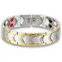 Stainless Steel Magnetic Bracelet- Arthritis Pain Relief & Carpal Tunnel Relief Magnetic Therapy Bracelets for Men (Silver & Gold) Stainless Steel Magnetic Bracelet- Arthritis Pain Relief & Carpal Tunnel Relief Magnetic Therapy Bracelets for Men (Silver & Gold)