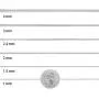 1mm-4mm Solid .925 Sterling Silver Round Snake Chain Necklace or Bracelet
