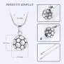 zeqingjw Soccer Ball Cremation Jewelry Necklace for Ashes for Men,Stainless Steel Football Memorial Keepsake Urn Pendant for Boys zeqingjw Soccer Ball Cremation Jewelry Necklace for Ashes for Men,Stainless Steel Football Memorial Keepsake Urn Pendant for Boys