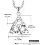 Furious Jewelry 925 Sterling Silver Good Luck Irish Triangle Celtic Knot Vintage Pendant Necklace Furious Jewelry 925 Sterling Silver Good Luck Irish Triangle Celtic Knot Vintage Pendant Necklace