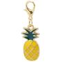 Paialco Cute Enamel Pineapple Fruit Clasp Charms for Keychain Bracelet