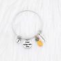 AKTAP IVF Gift Warrior Pineapple Keychain Transfer Day TTC Gift Great Things Take Time Infertility Awareness Jewelry