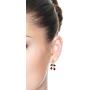 Buyless Fashion Girls And Women Cherry Jewelry Set Red Cherry Dangle Earrings Necklace And Bracelet