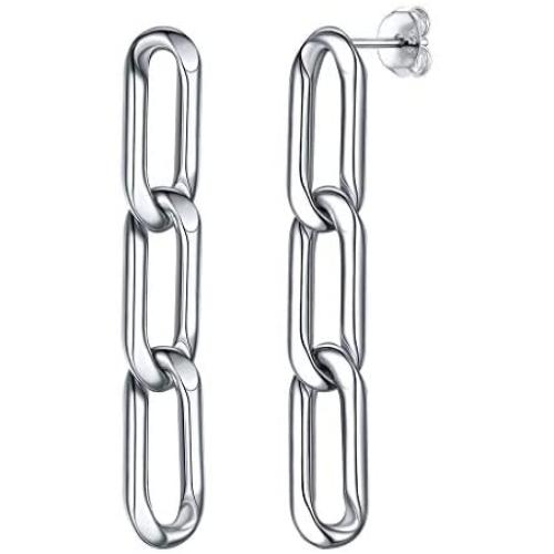 Silvora Women Sterling Silver Stud Earrings, S925 Animals Jewelry Cubic Zirconia Elegant Earrings Charms for Teen Girls Lovely Earrings (Send Brand Box)