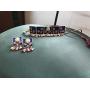 Touchstone Indian Bollywood Gorgeous Intricate Workmanship Mughal White Colorful Rhinestone Crystal Wedding Designer Jewelry Choker Necklace Set in Gold and Silver Tone for Women.