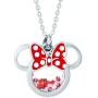 Disney Mickey or Minnie Mouse Stainless Steel Shaker Necklace, Official License